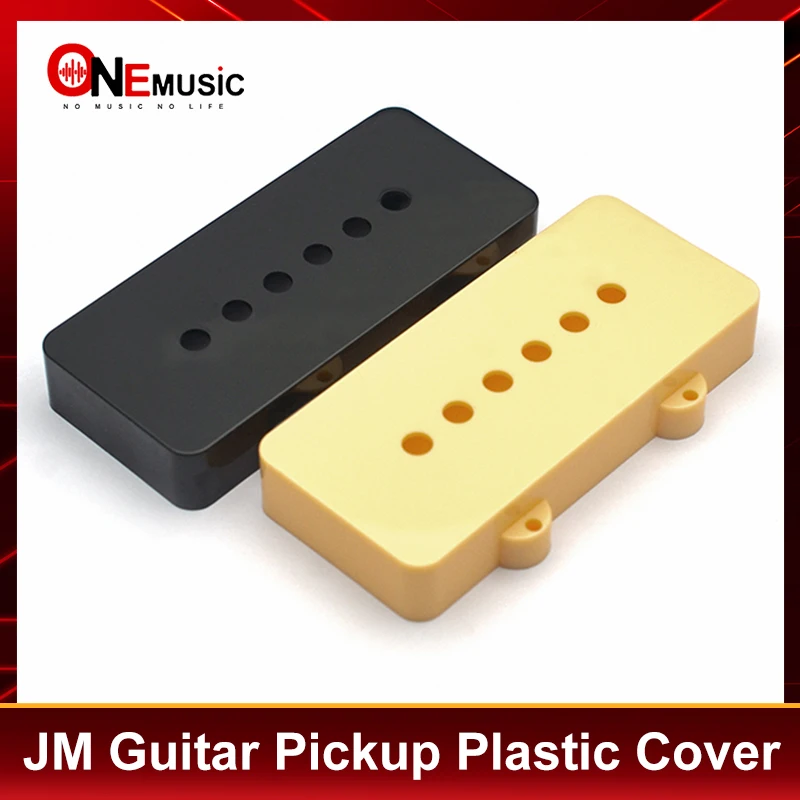 Guitar Pickup Cover for JM Pickup Jazz Master Pole Spacing 10.23mm Plastic Cover 2Pcs