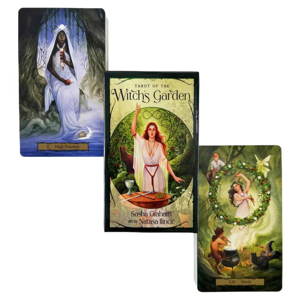 Tarot of The Witch's Garden 78 Pcs Cards Manifestation and
