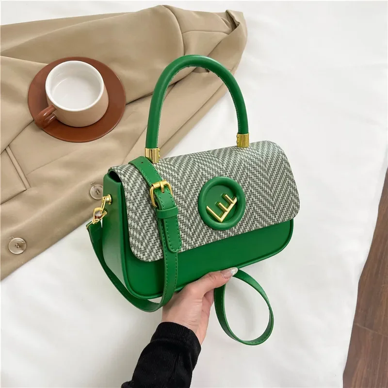 Trendy Designer Paris Inspired Crossbody Bag Luxury Leather Handbag For Women Chic Minimalist Vintage Style Large Capacity 2