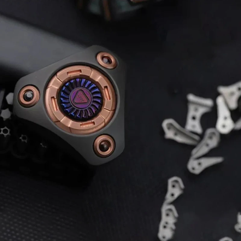 

JX-01 Battleship EDC Fidget Spinner Adult Decompression Toy ADHD Tools Gift EDC Mini Ufo Fidget Slider Stress Relief Fidget Toys