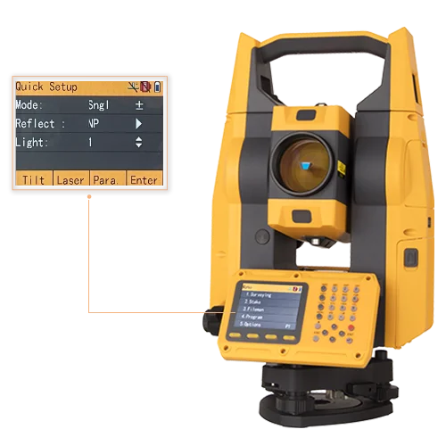 ZTS-421L10 /HTS-521L10 Survey Instrument 2'' Accuracy  Survey Total Station  Pri
