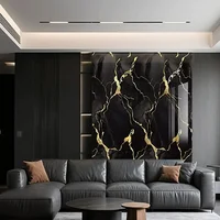 Self Adhesive Panels European style Wallpaper Waterproof and Washable Marble Wall Sticker on the Wall for Home Decoration