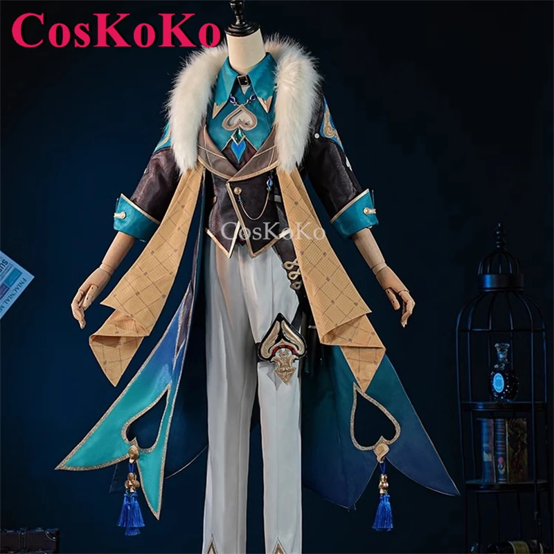 CosKoKo Aventurine 코스프레 게임, Honkai: Star Rail 코스튬 패션, 사랑스러운 전투 유니폼, 할로윈 파티, 역할 놀이 의류 S-XXL