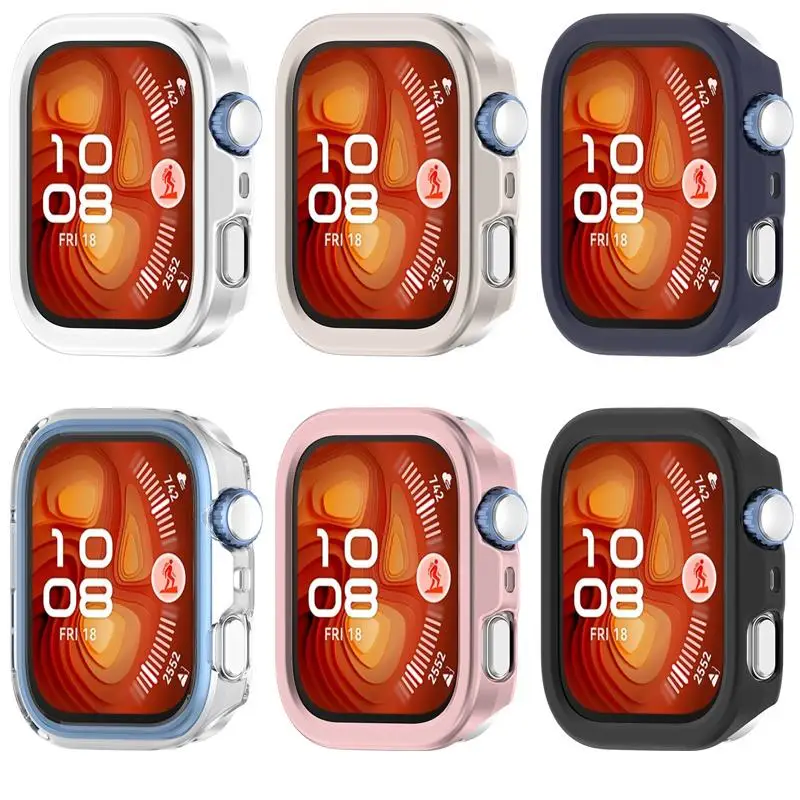Premium Protective PC Hollow Case for Huawei Watch Fit 4 Smartwatch – Durable Screen Protector Frame & Bumper Cover Shell
