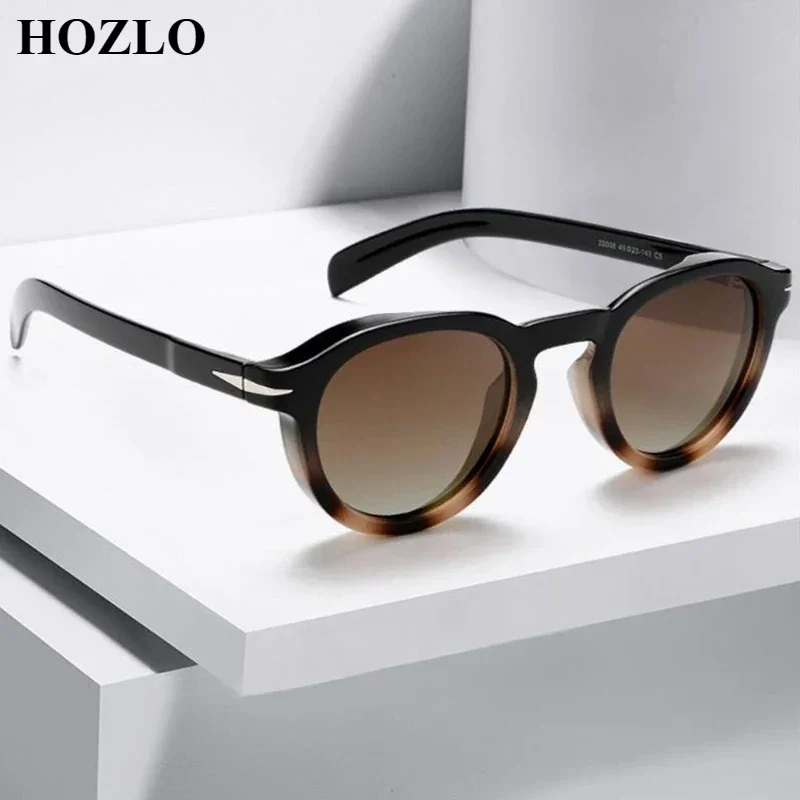 

New Polarized Sunglasses Men Women Fashion Round TAC Lens TR90 Frame Brand Designer Driving Sun Glasses Oculos De Sol UV400
