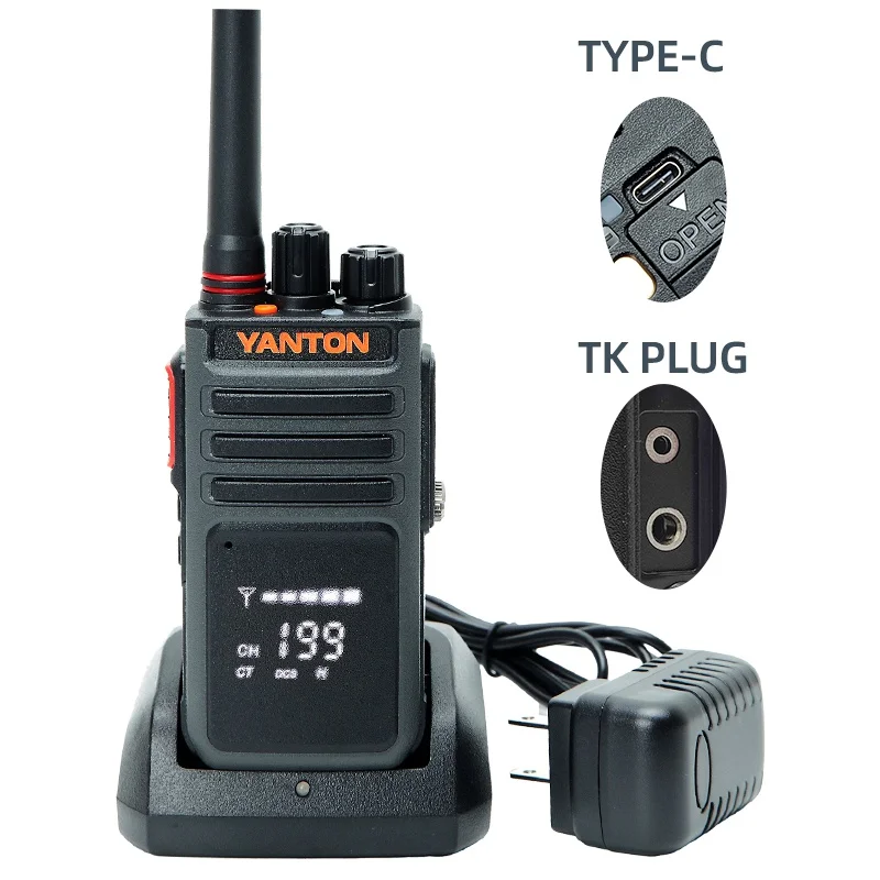 5W Professional 2 Way Radio Transceiver T-800 walkie talkie IP67 waterproof