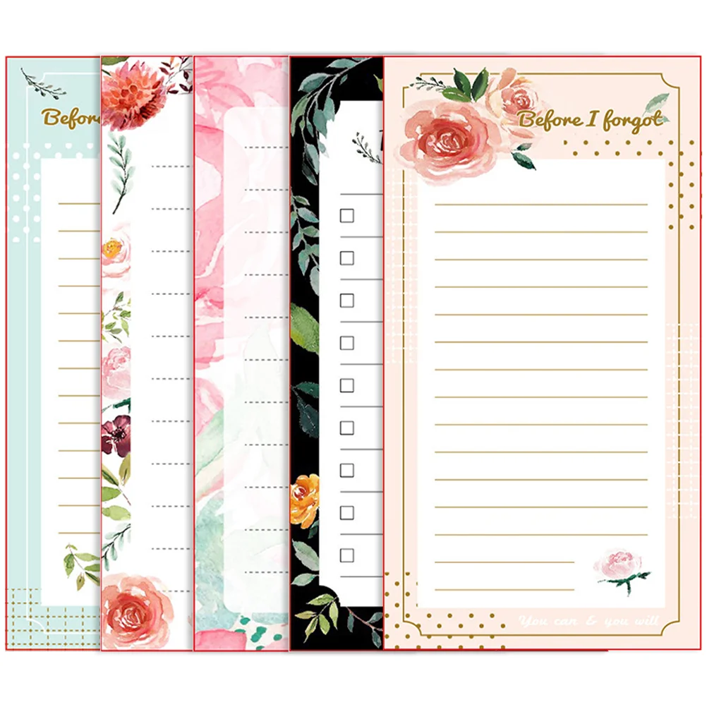 

5 шт., электронные блокноты, список покупок для многофункционального холодильника, офиса