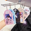 Three Inch Card Sleeve Love Card Sleeve Small Card Storage Book Printed Card Sleeve Key Chain Pendant Korean Style INS Cartoon 3