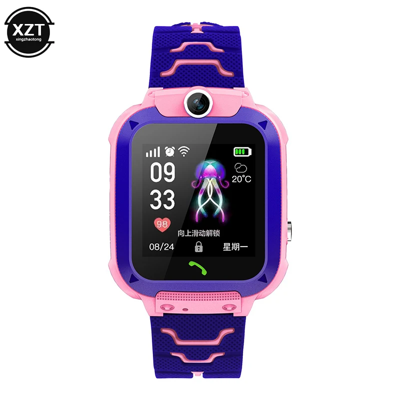 SQ12 Kids Smart Watch SOS GPS Location Call Child SmartWatch Camera Waterproof Watch Gift For Ios Android Children Gift