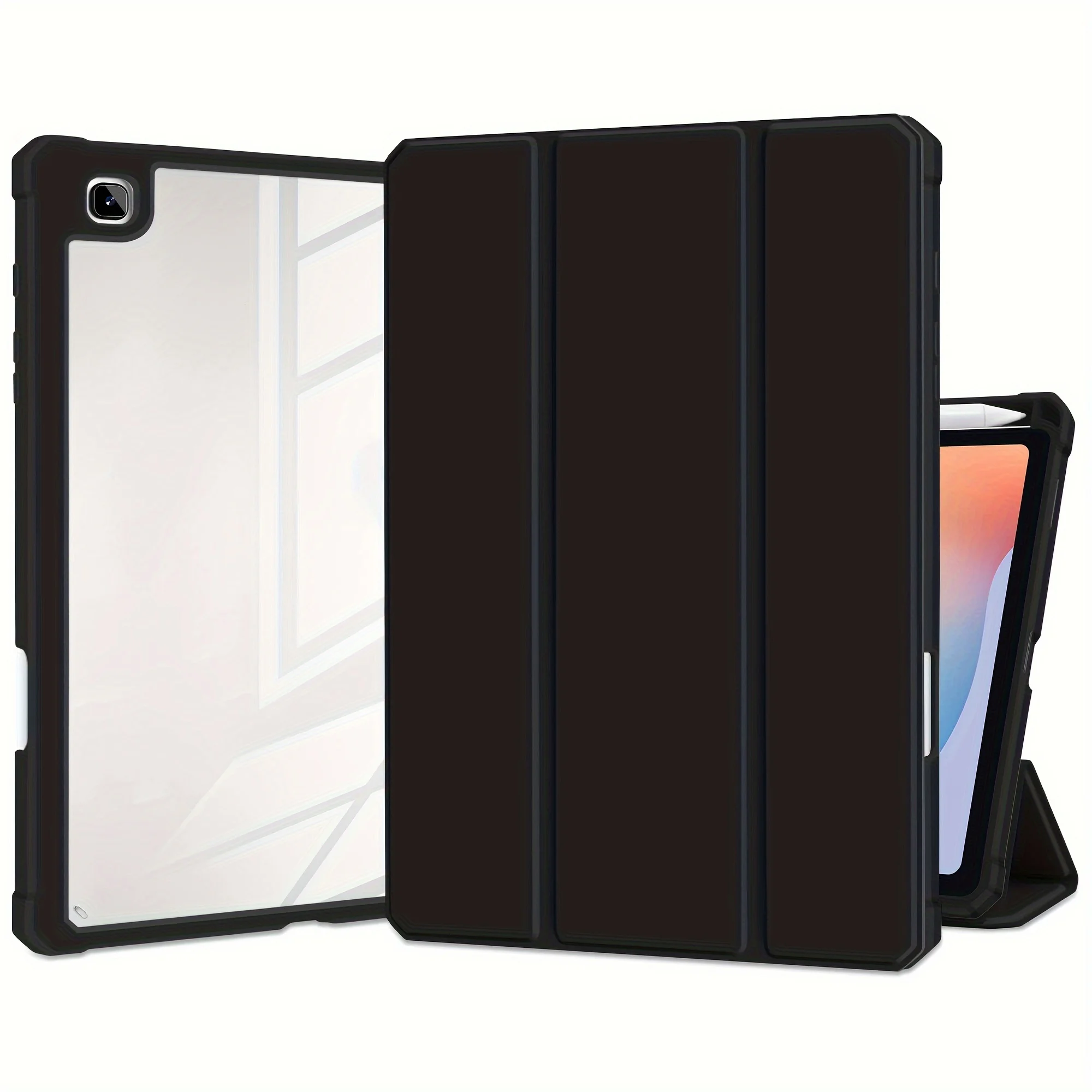 Premium Protective Case with S Pen Holder & Tri-Fold Stand for Samsung Galaxy Tab S6 Lite (10.4-Inch)