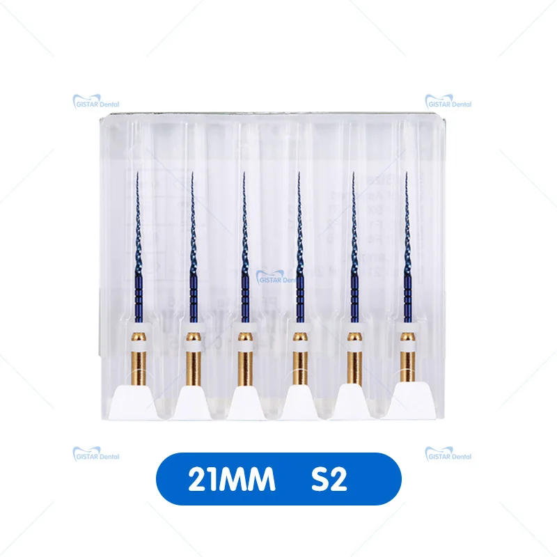 Dental Kanal Wurzel Dateien 25mm/21mm/19mm Zahnarzt Werkzeuge Wärme Aktiviert Kann Biegen für Vorbereitung Wurzel Kanal Behandlung SX-F3 6 teile/schachtel – Detail 11