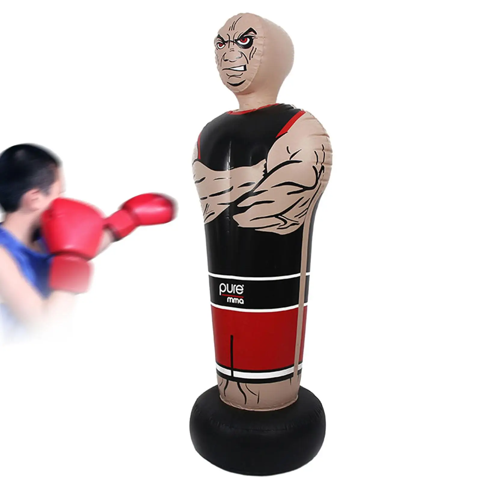 Inflatable Punching Bag Boxing Target Bag Gifts for Boys for Kids Adults for Practice Workout Sports Indoor Outdoor Taekwondo