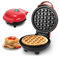 Mini Waffle Maker Bubble Egg Cake Oven Breakfast Love Heart Small Waffle Maker Cooking Appliance for Children's Birthday Parties 2