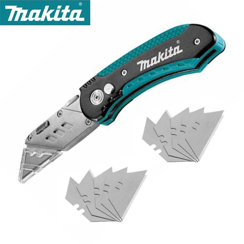 Makita Coltello Multiuso Coltello Pieghevole Tagliatubi Coltello Tascabile Manico In Legno Coltello Tagliacarte Taglierina Per Disimballaggio Coltello