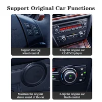 Wireless CarPlay Android Auto Car Multimedia Player For BMW X3 E83 2004-2008 No Screen Linux System For YouTube BT GPS Radio 6