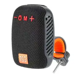 Enhanced Outdoor Bluetooth Speaker: Portable, Rechargeable, Waterproof Wireless Sound Box (TG392 Black)
