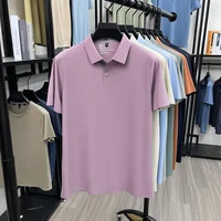 Polo pour homme à manches courtes, col à revers, tissu doux, décontracté, pour le travail, l'été, usage quotidien, respirant 4