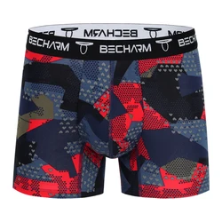 New Men's Panties Boxers Shorts Printing Blue-Red Large Size Set of Men Underpants Male Briefs Boxer Sexy Clothing Short Homme