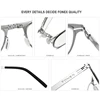 FONEX Anti Blue Blocking Folding Reading Glasses Men Women Presbyopia Hyperopia Diopter Screwless Foldable Eyeglasses LH013 6