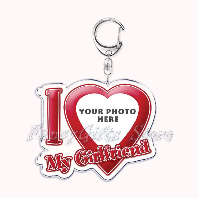 Motorcycle Car Keychain Personalized Engraved Couple Lovers