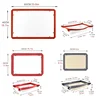 Leak Proof Silicone Baking Mat-Non-Stick High Temperature Resistant for Cookies Roasted Chicken Grilled Fish-Oven Kitchen Tools 3