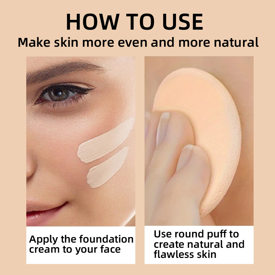 9-Color High Coverage 1pc Foundation Concealer Cover Anti Dark Circle Freckle Long Lasting Waterproof BB Cream Face Makeup Base 2 9-Color High Coverage 1pc Foundation Concealer Cover Anti Dark Circle Freckle Long Lasting Waterproof BB Cream Face Makeup Base 2