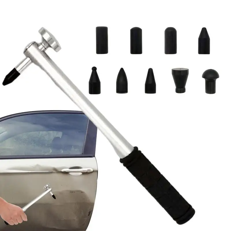 цена Metal Car Dent Repair Tools Auto Body Repair Dent Puller Tool Kit Slide Hammer Dent Puller Car Dent Removal Hammer