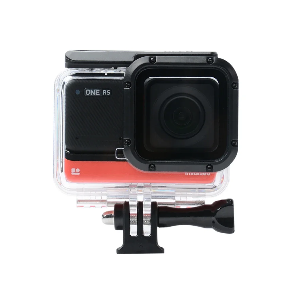 투명 보호 쉘 다이빙 액세서리, Insta360 One Rs 4k 액션 카메라용 지지대 60m 스노클링