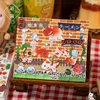 Retro Cute Y2K Glitter Die-cut Decoration Adhesive Tape Planner Handbook DIY Scrapbooking Journal Collage Material Stickers 4