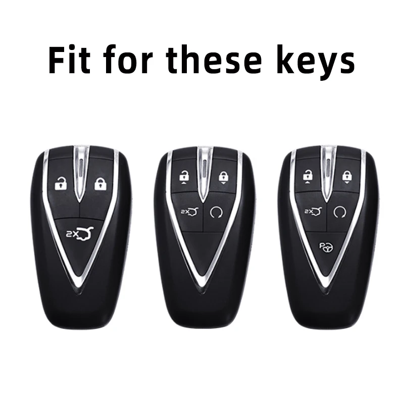 TPU Leather Shell Fob Car Key Case Cover for Changan UNIT UNIK CS35PLUS CS55 PLUS CS75 PLUS Oshan X7 X5 Car Accessorie