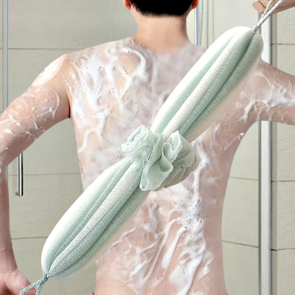 Retractable Long Bath Loofah Exfoliating Body Sponge