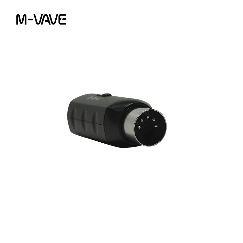MIDI Wireless Adapter M-VAVE SK7 2.4GHz MIDI Adapter Wireless Midi Receiver/Transmitter Rechargeable Transmission System Wireless Adapter Plug Play midi wireless adapter