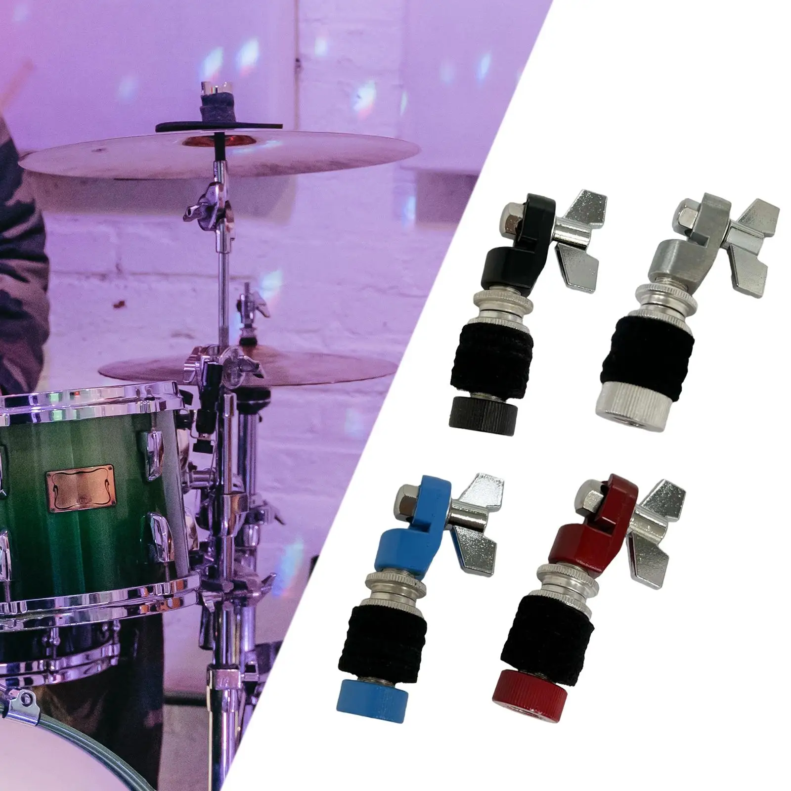 Replacement Hi Hat Clutch for Jazz Drum, Quick Release Metal Stand Post
