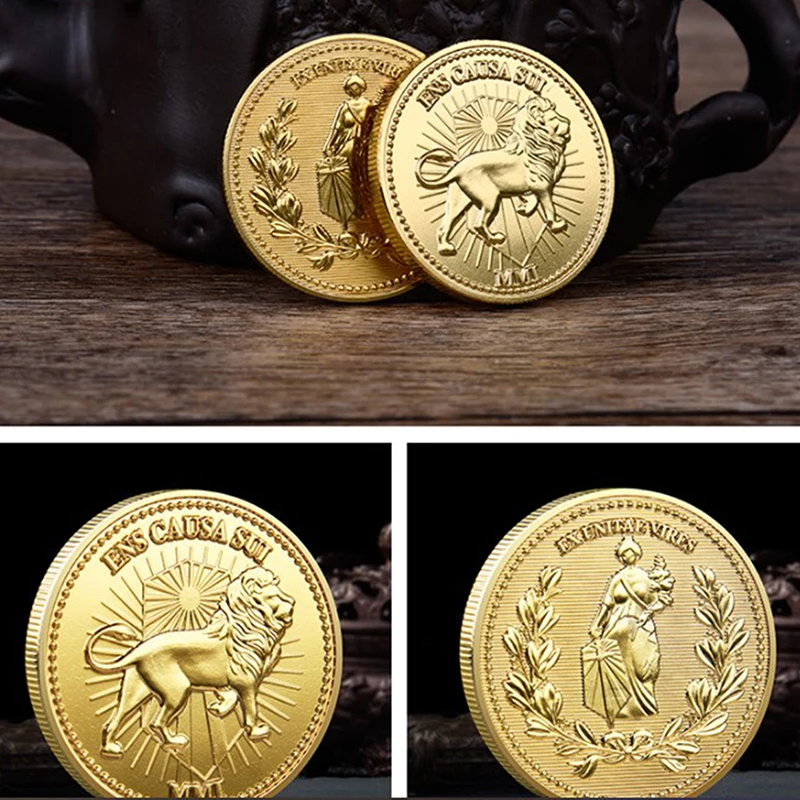 John Wick Movie Gold Coin Cosplay Continental Hotel Card Adjudicator 1pc