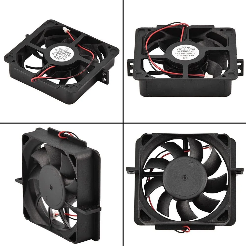 Cooling Fan Internal Cooler DC Brushless Replacement for Sony Playstation 2 PS2 50000/30000 Console, gaming cooling fan
