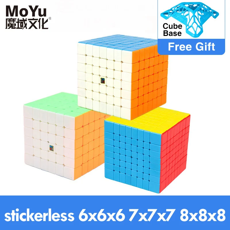 MOYU Magic Cube magnetic speed 7x7 9x9 8x8 professional Cube Weilong Wr M Meilong GTS 3m Kit 6x6 Cube for kids toys boys Puzzle 4