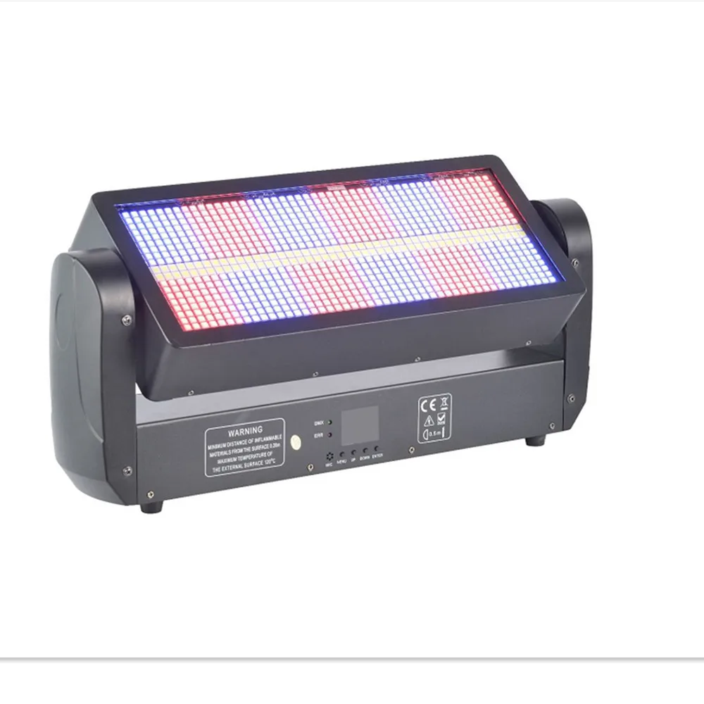 

LED Moving Head Strobe Light DMX Strobe stage lighting RGB 12+12 sections Horse racing effect RDM function