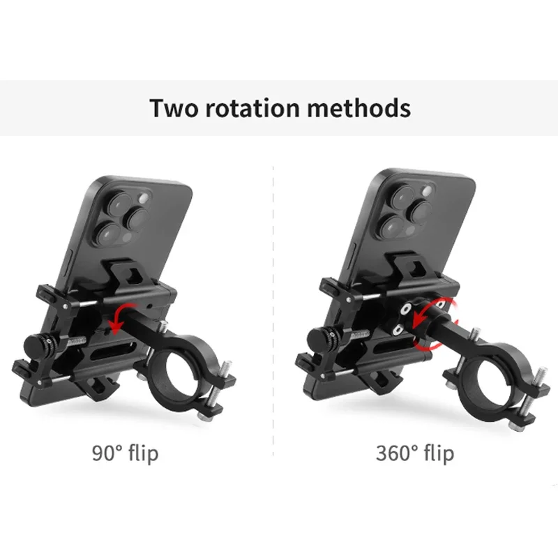 360° Rotating Phone Holder For Bicycle & Motorcycle - Adjustable Mount For 3.5-6.5 Inch Phones - View #10