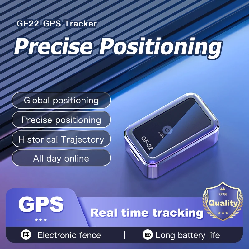 GF22 Mini GPS Tracker Real-time GPS Tracking Device Magnetic Vehicle Locator Portable Locator Anti-theft Alarm Position APP