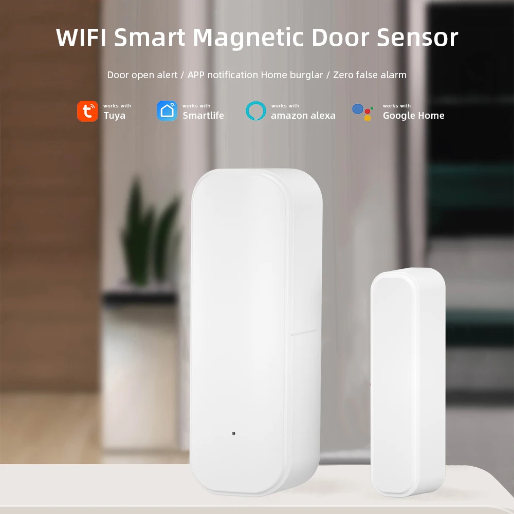 【Wireless】 Tuya Smart Wifi Door Sensor Magnetic Contact Door Open ...