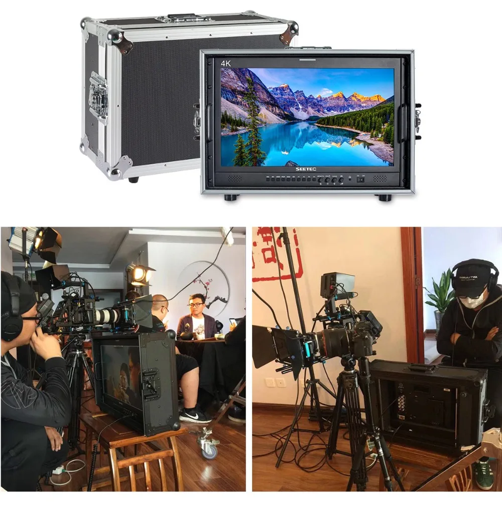 4K215-9HSD-192-CO 21.5 Inch IPS FHD 1920x1080 Carry-on Broadcast Monitor with 3G
