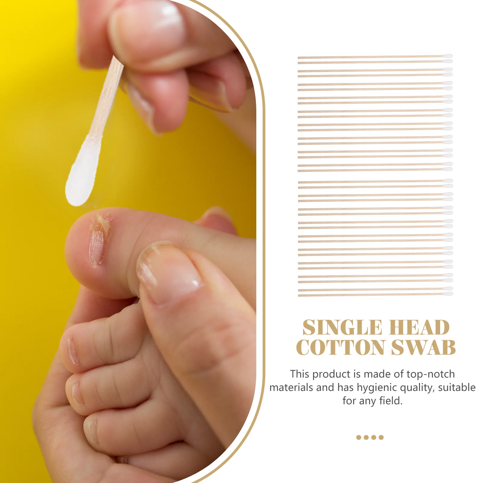 100 Pcs Disposable Makeup Petals Cotton Buds Swabs Pads 1000 for Remover Liners Panty Strainer Medical Tool 5