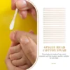 100 Pcs Disposable Makeup Petals Cotton Buds Swabs Pads 1000 for Remover Liners Panty Strainer Medical Tool 5
