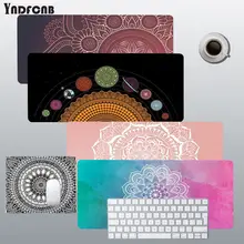 Mandalas Pattern Boy Gift Pad Keyboards Rubber Gaming mousepad Desk Mat for large Edge Locking Speed Version Game Keyboard Pad