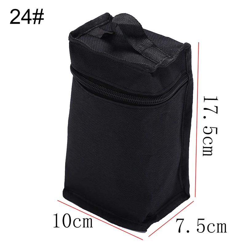 Stationery Storage Box Zipper Folding Art Markers Zipper Canvas Storage Pencil Bag Hold Markers Pen