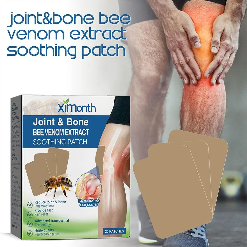 

20pcs Joint&Bone Bee Pain Relief Patch Lumbar Arthritis Joint Muscle Sprain Medical Plaster Relieve Rheumatism Ache Sticker
