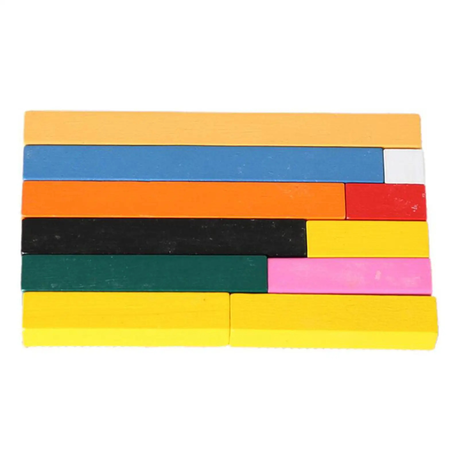 10x Math Number Rods Addition Measurement Counting Color Sorting Math Manipulatives for Activity Gift Teaching Aid Preschool