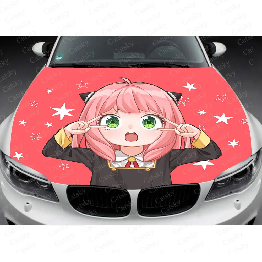 Anime Demon Slayer Car Hood Wrap Decal Vinyl Sticker Full Color Graphic Car  Sticker Custom Image Fit Any Car - AliExpress