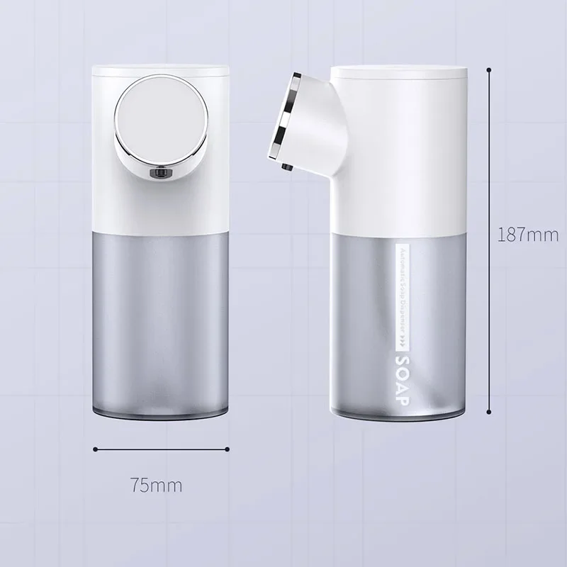 Automatic Soap Dispenser USB Rechargeable 320ml Liquid Soap Dispensers Digital Display Foam Hand Sanitizer Machine