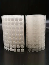 500 Pairs of Ultra - Thin Transparent Self - Adhesive Velcro Wall Stickers, 10mm - 10mm (A0369 - 1000Pairs)
